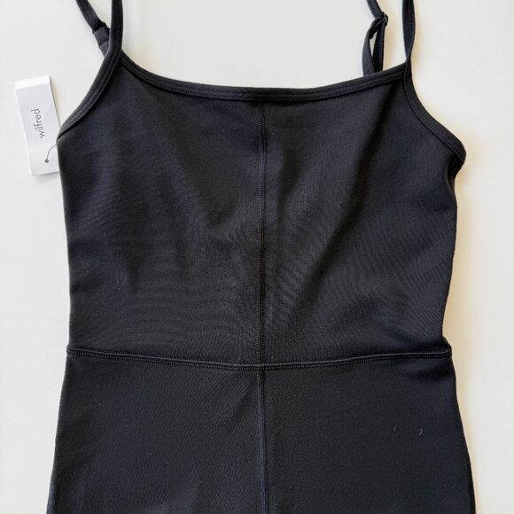 NWT Aritzia Wilfred Free Divinity Black Kick Flare Jumpsuit Size XS - Picture 4 of 6